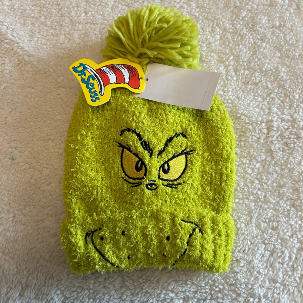 Dr. Seuss Grinch Kids Beanie - Green